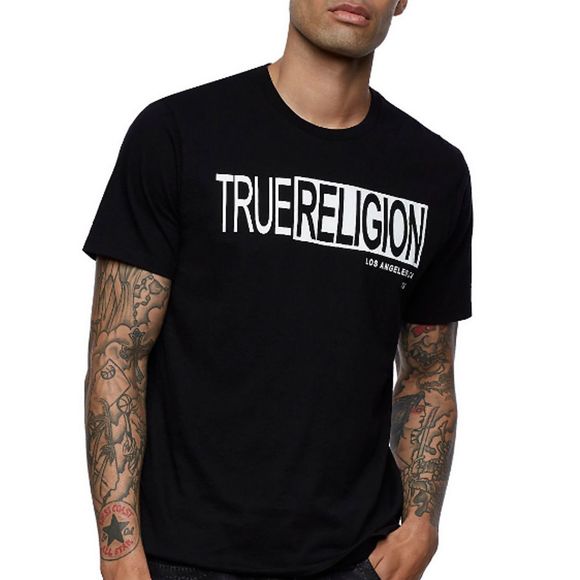 True Religion Other - True Religion Logo Crewneck Black Tee L NWOT